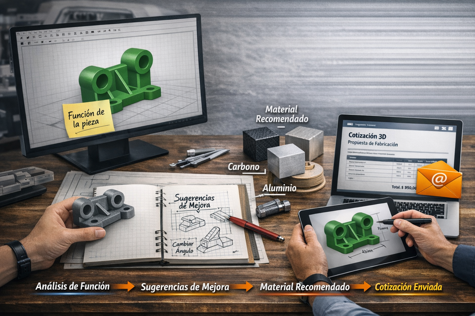 Análisis y diseño de piezas para impresión 3D